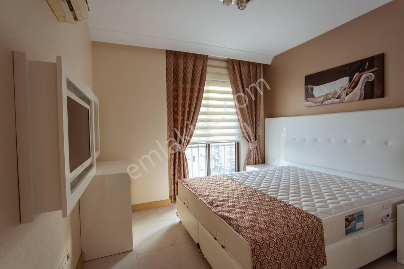 Alanya Saray Mh Aktiviteli Sitede Eşyalı 1+1 Kiralık Daire - Görsel 29