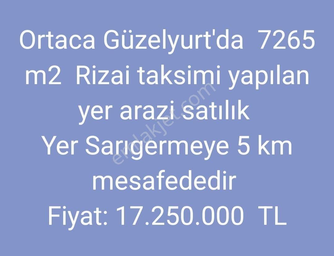 Ortaca Guzelyurt'da Rizai Taksimli Yer