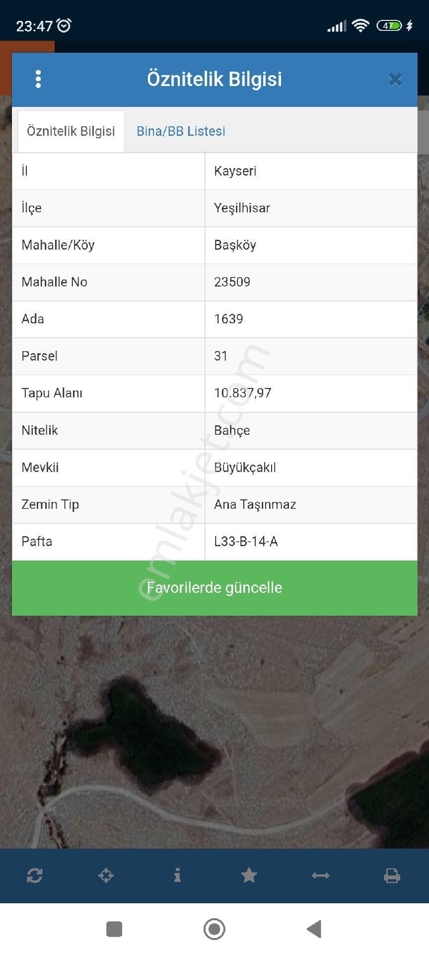 Kaçmaz Emlaktan Yeşilhisar Başköy De Satılık Elma Bahçesi Açıklamaya Bak - Görsel 19