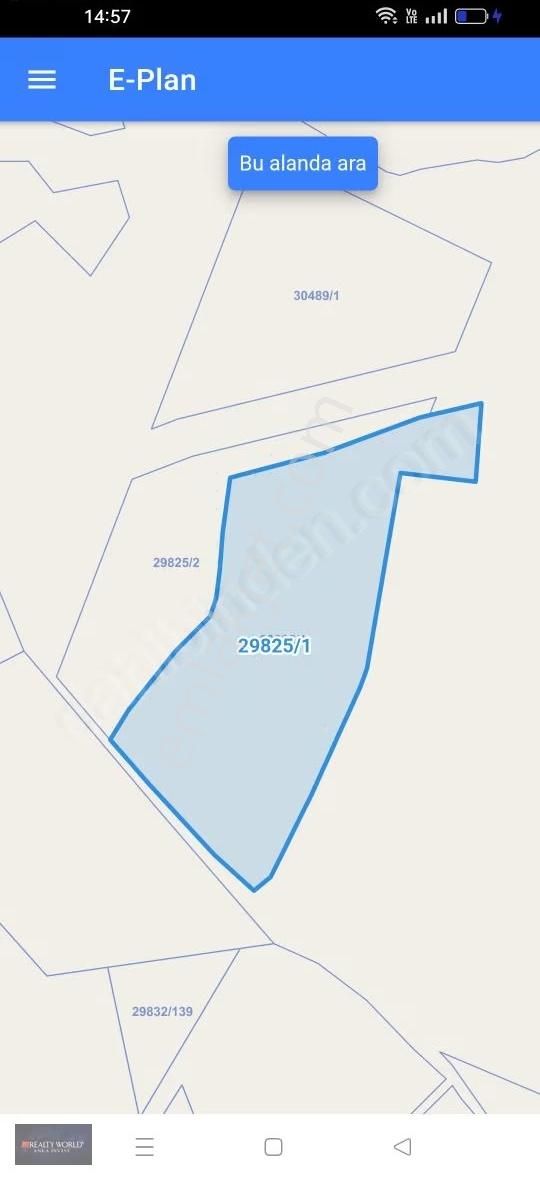 Antalya Kepez Kızıllı Mahallesi'nde Satılık Müstakil Tarla - Görsel 5