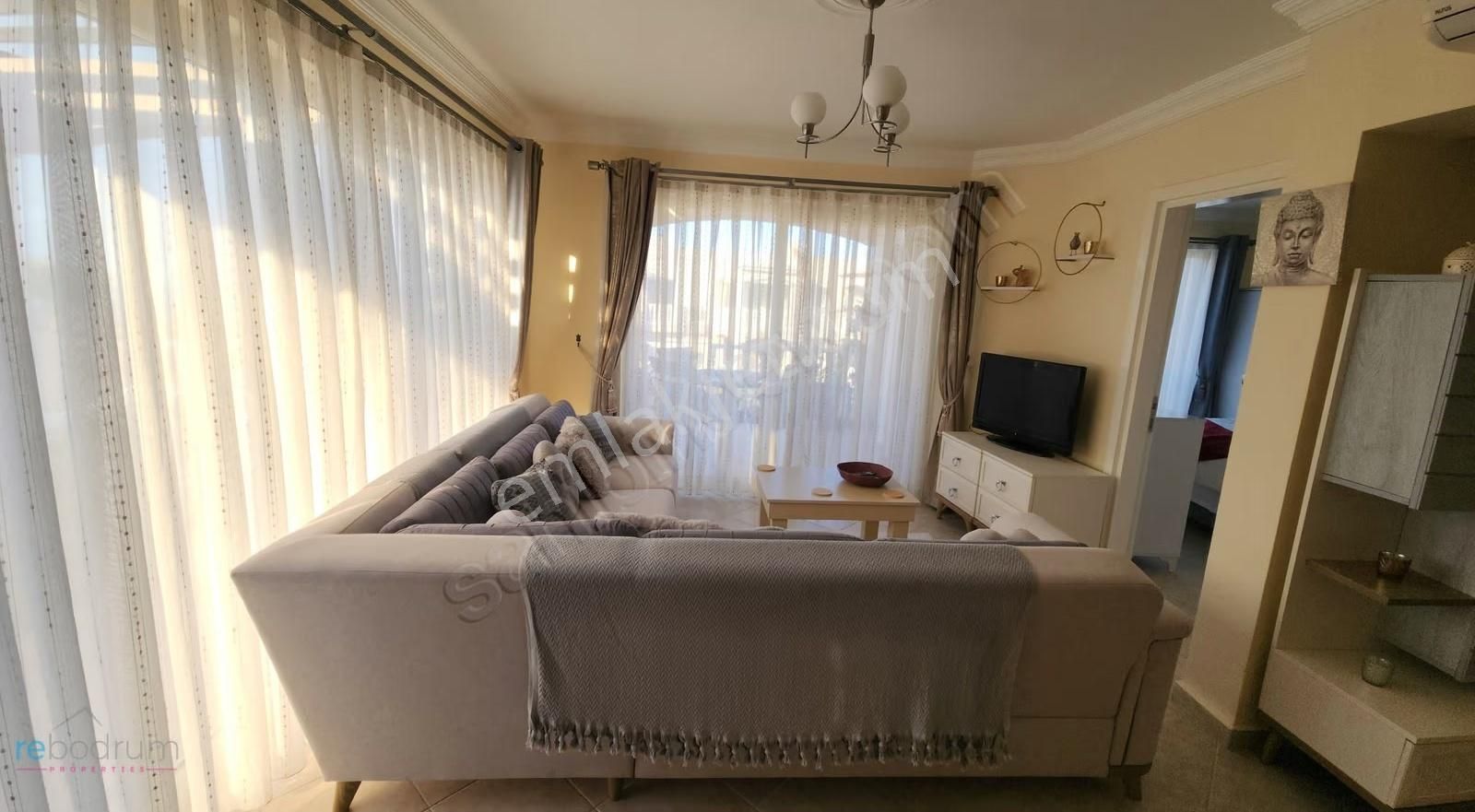 Bodrum Adabükü Flamingo Sitesi 2+1 Deniz Manzaralı Daire - Görsel 3