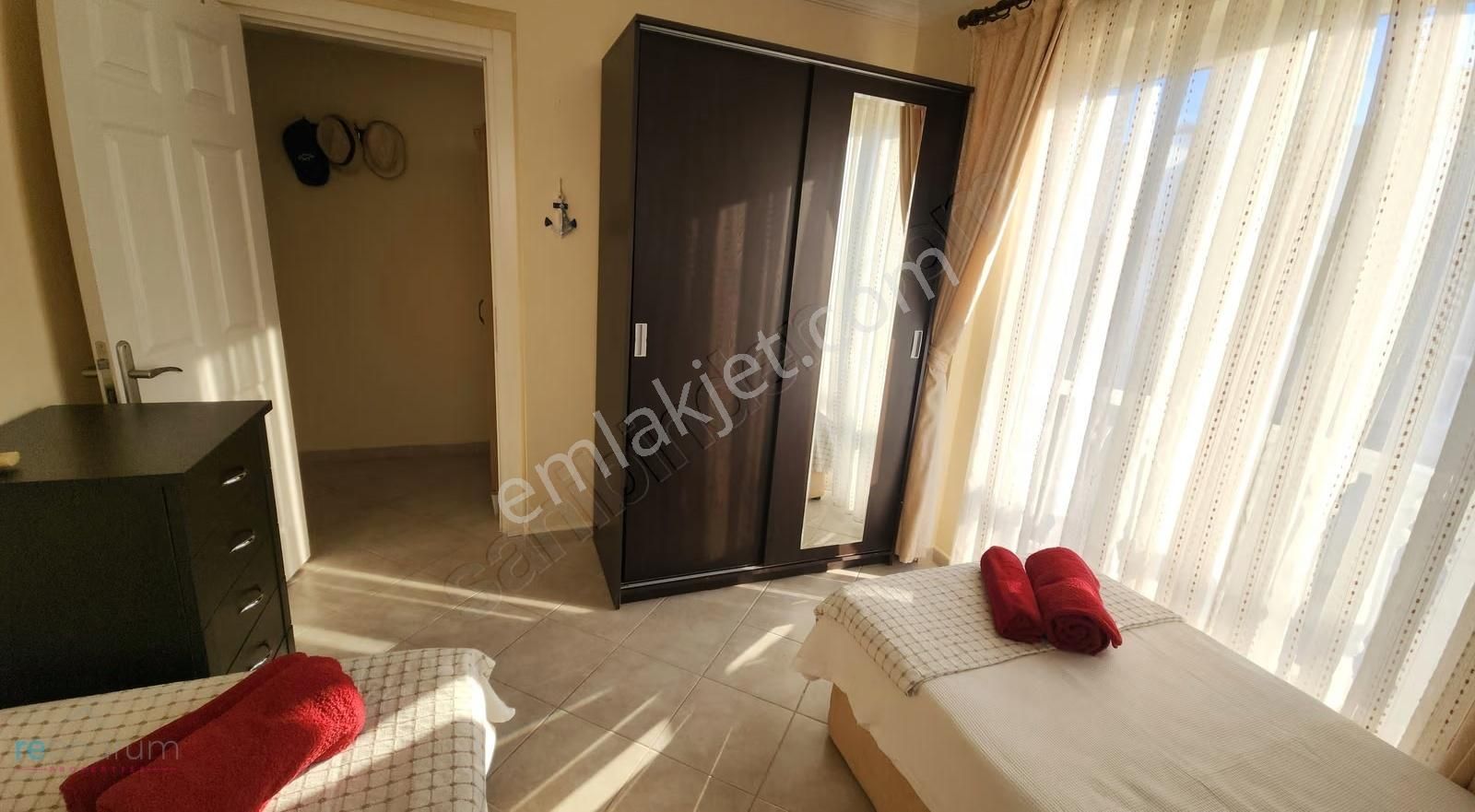 Bodrum Adabükü Flamingo Sitesi 2+1 Deniz Manzaralı Daire - Görsel 12