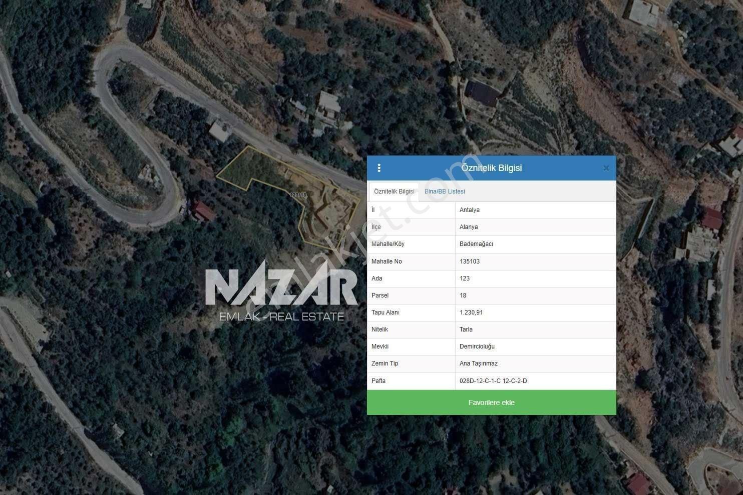 Alanya Bademağacı’nda 1.231 M² Satılık Manzaralı Tarla Ve Taş Ev - Görsel 23