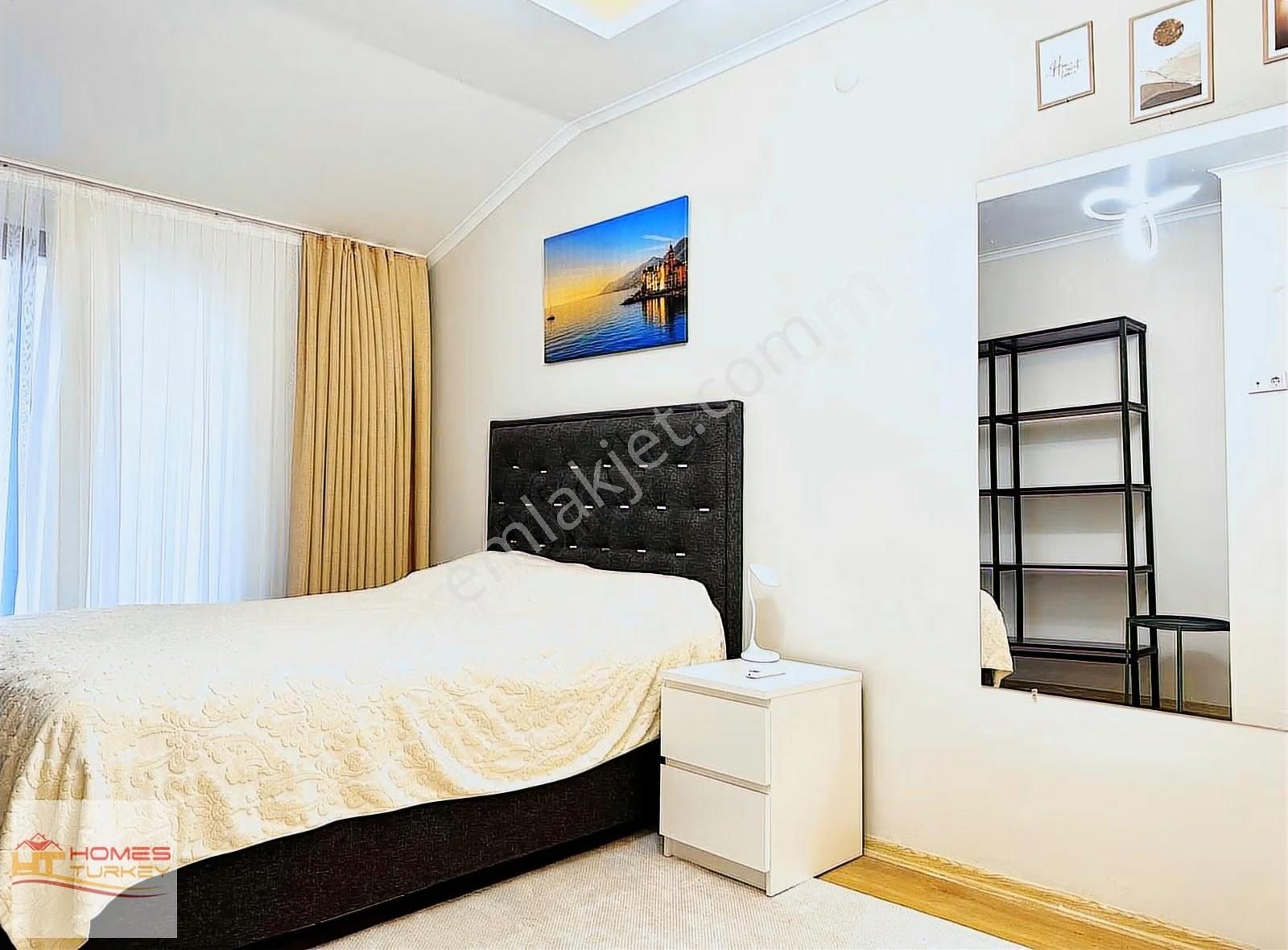 Mahmutlarda Ful Eşyalı Kiralık 2+1 Dubleks Daire Deniz Manzaralı - Görsel 17