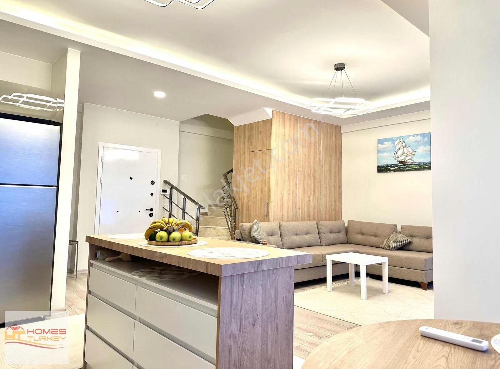 Mahmutlarda Ful Eşyalı Kiralık 2+1 Dubleks Daire Deniz Manzaralı - Görsel 15