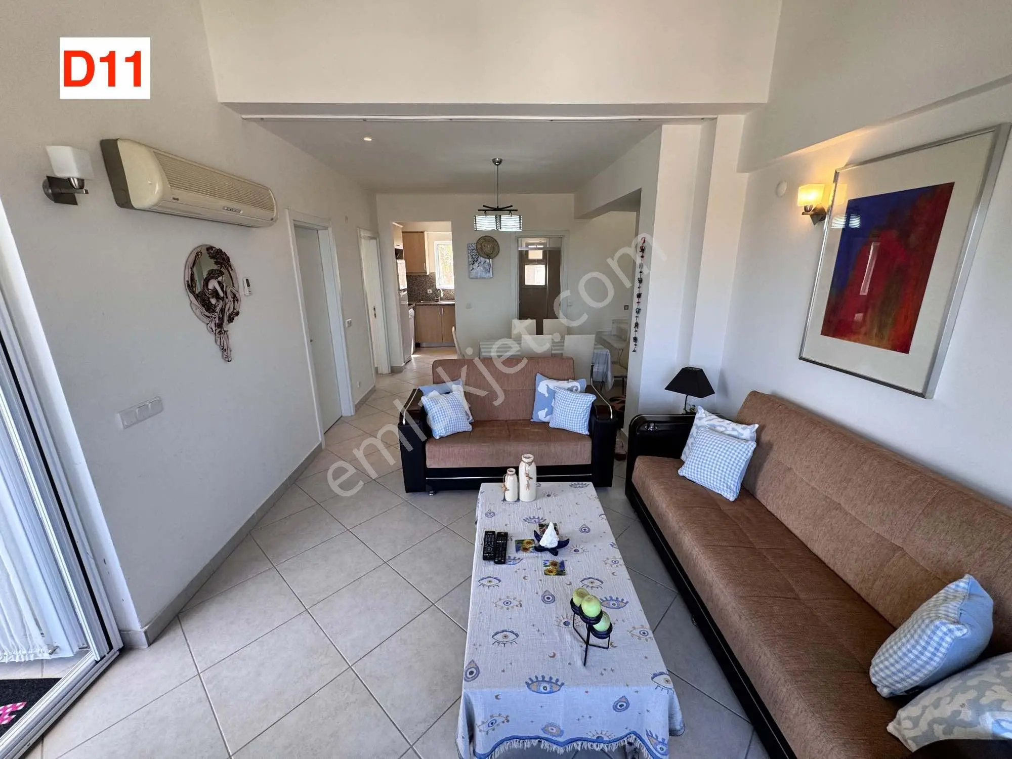 Tüm Olanaklarıyla Bir Tatil Köyü İçerisinde Satılık Eşyalı Dubleks Daire - Görsel 17