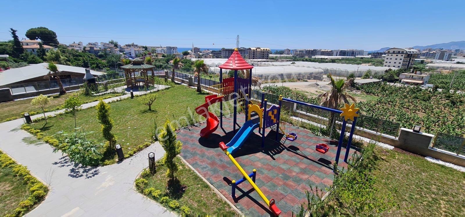 Alanya Kargıcak'ta Bahçeye Çıkışlı 1+1 Daire, Lüks Sitede - Görsel 29