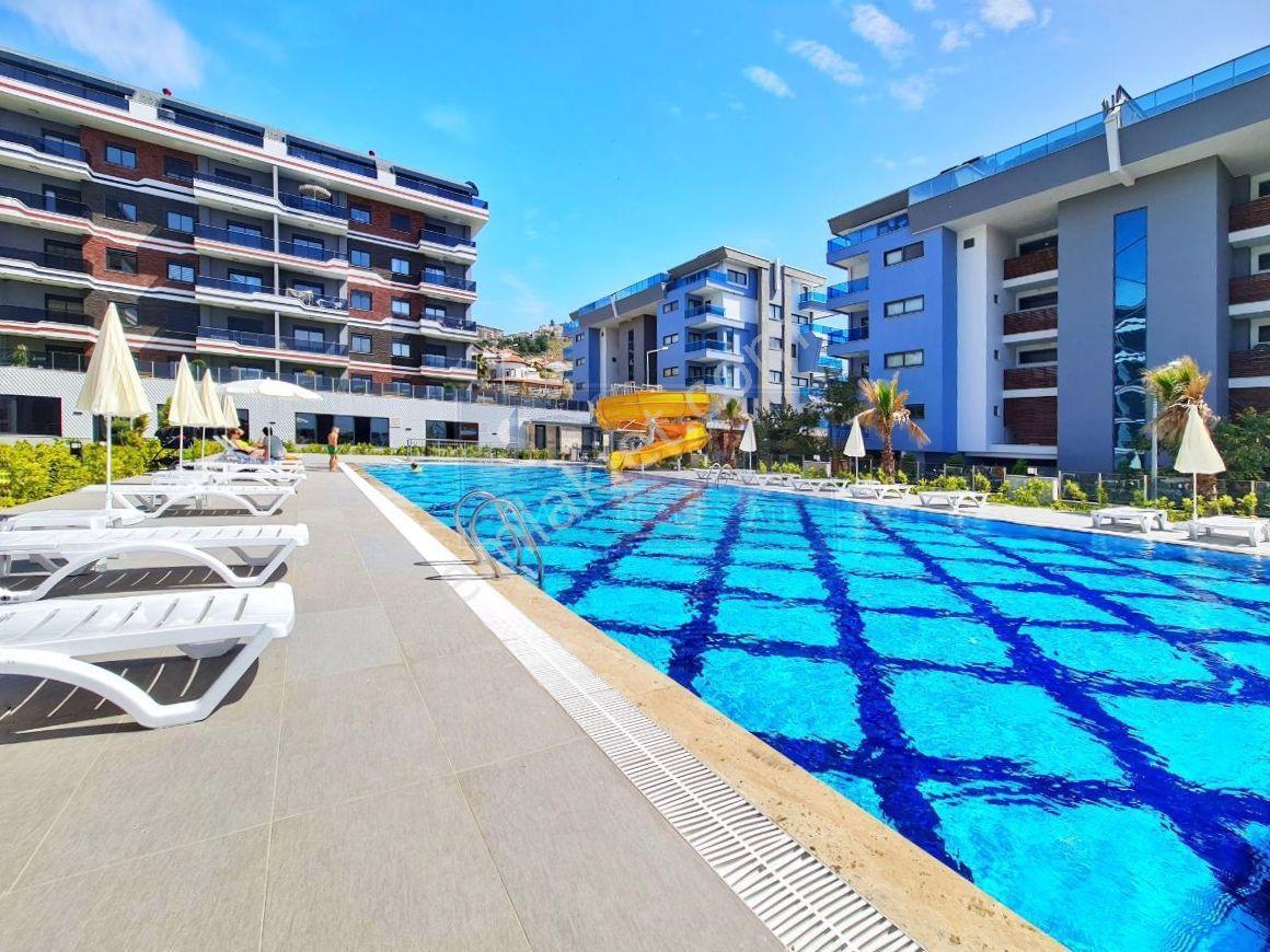 Alanya Kargıcak'ta Bahçeye Çıkışlı 1+1 Daire, Lüks Sitede - Görsel 18