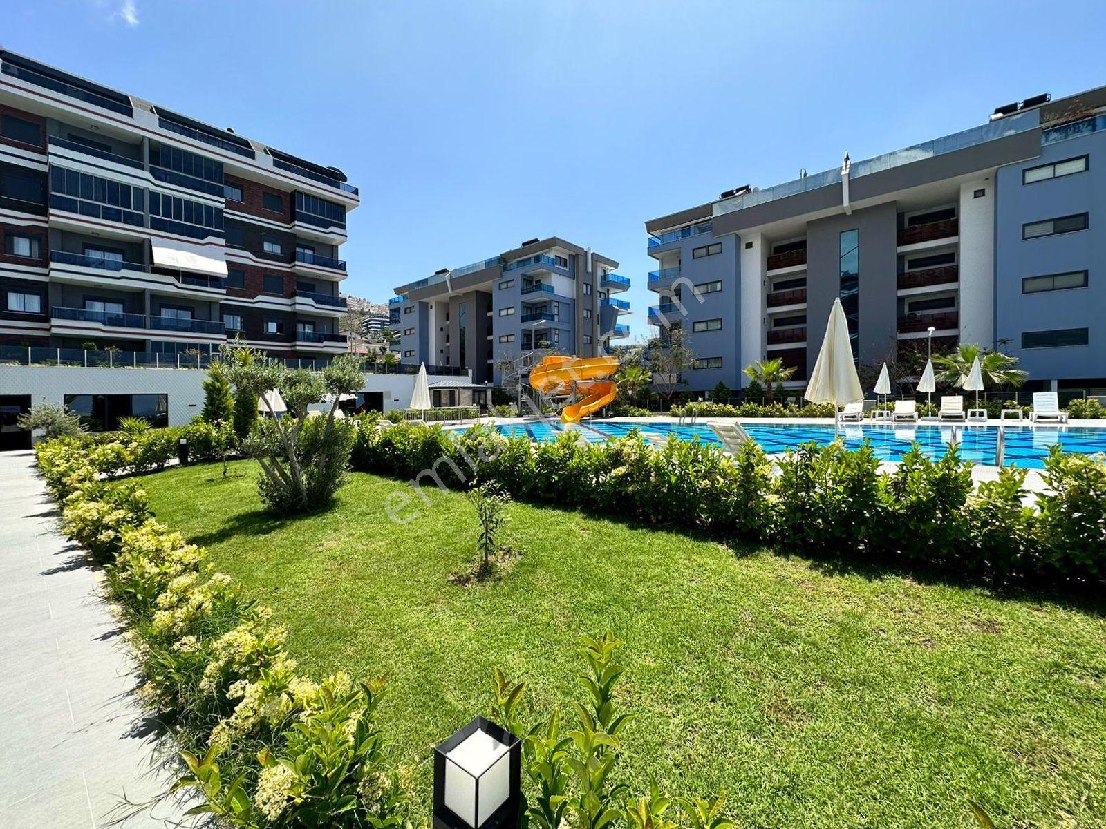Alanya Kargıcak'ta Bahçeye Çıkışlı 1+1 Daire, Lüks Sitede - Görsel 30