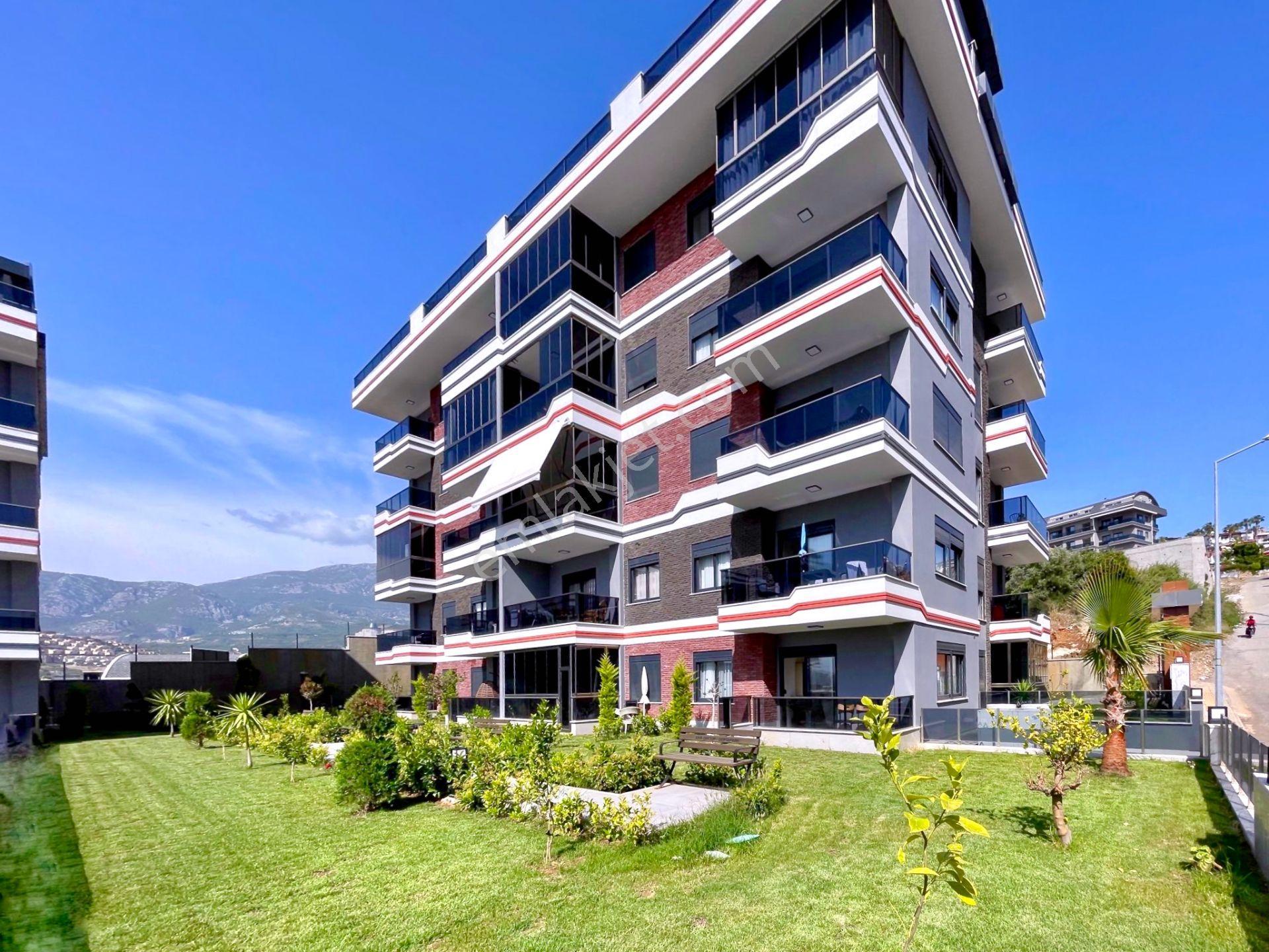 Alanya Kargıcak'ta Bahçeye Çıkışlı 1+1 Daire, Lüks Sitede - Görsel 14
