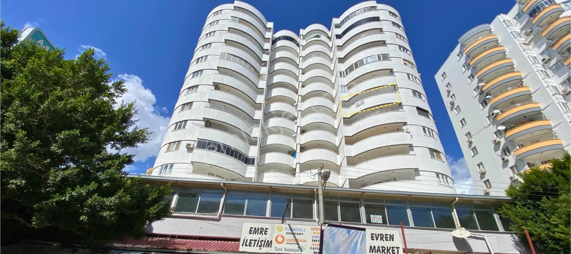 Kızkalesin'de 3+1 Merkezde Satılık Deniz Manzaralı Daire