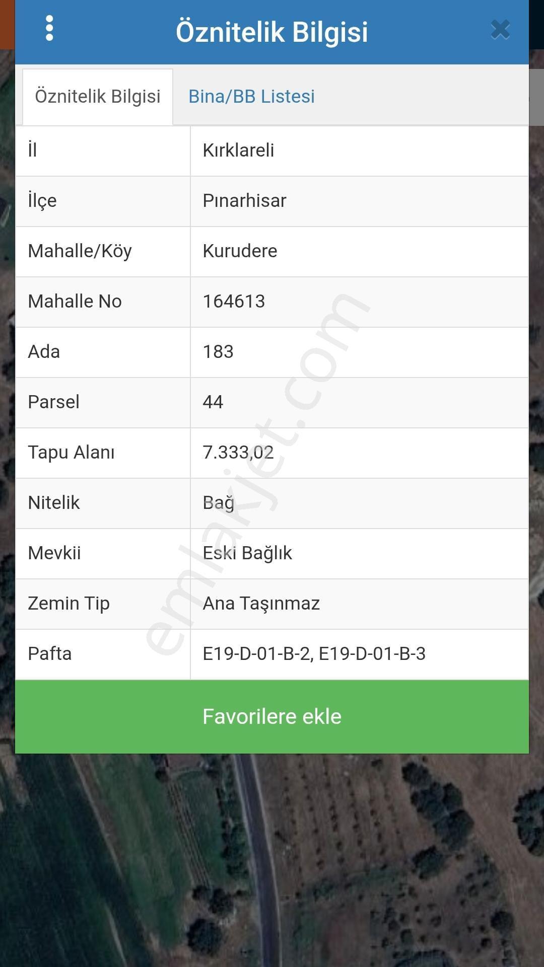 Kırklareli Pınarhisar Satılık Arsa Tek Tapu Cadde Yanı 7.333 M2 - Görsel 9