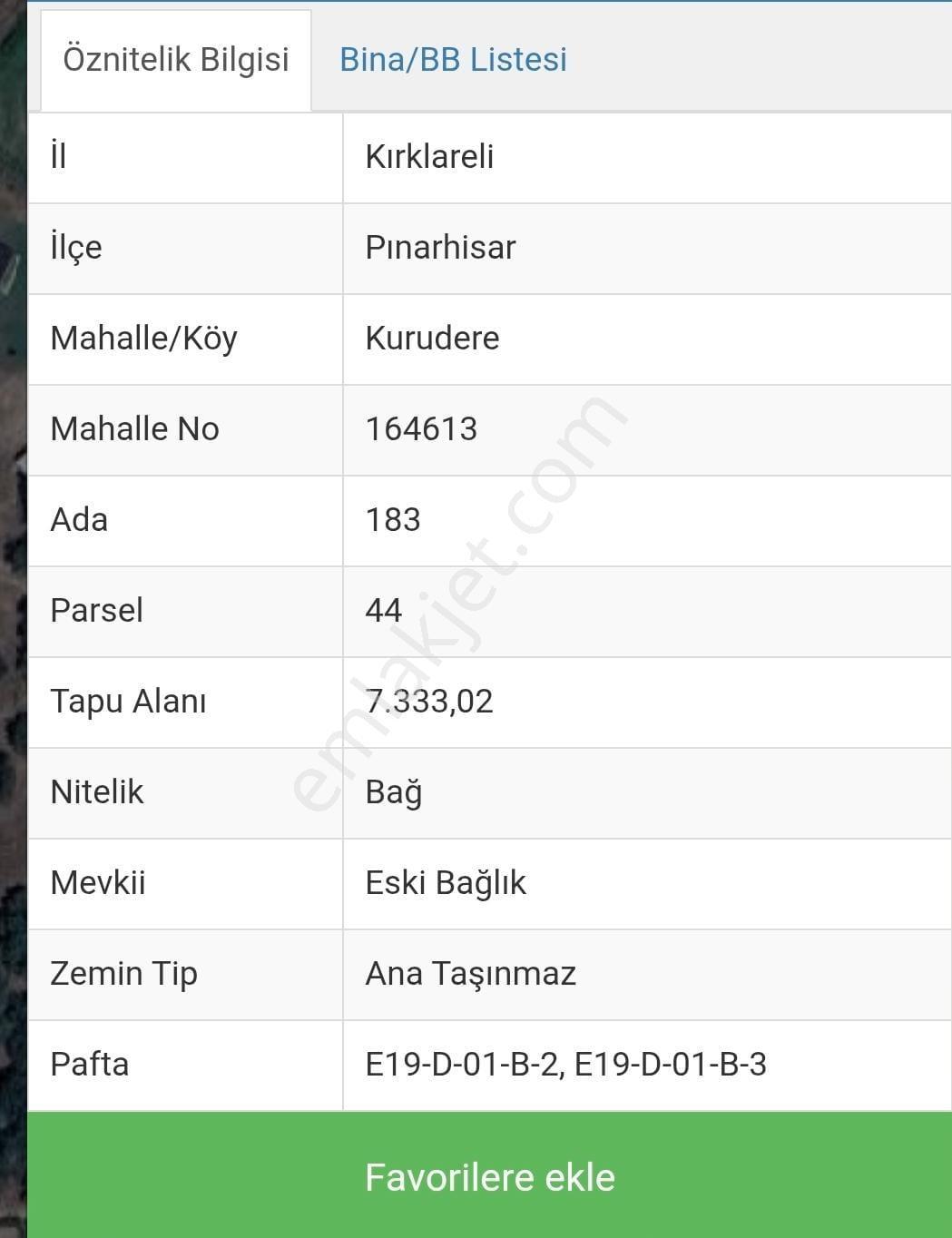 Kırklareli Pınarhisar Satılık Arsa Tek Tapu Cadde Yanı 7.333 M2 - Görsel 8