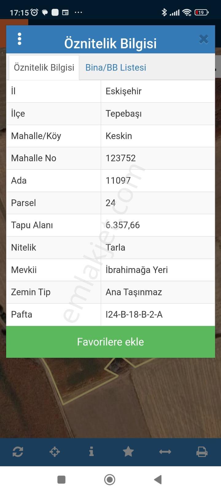 Keskin Mahallesinde Satılık Tarla - Görsel 3