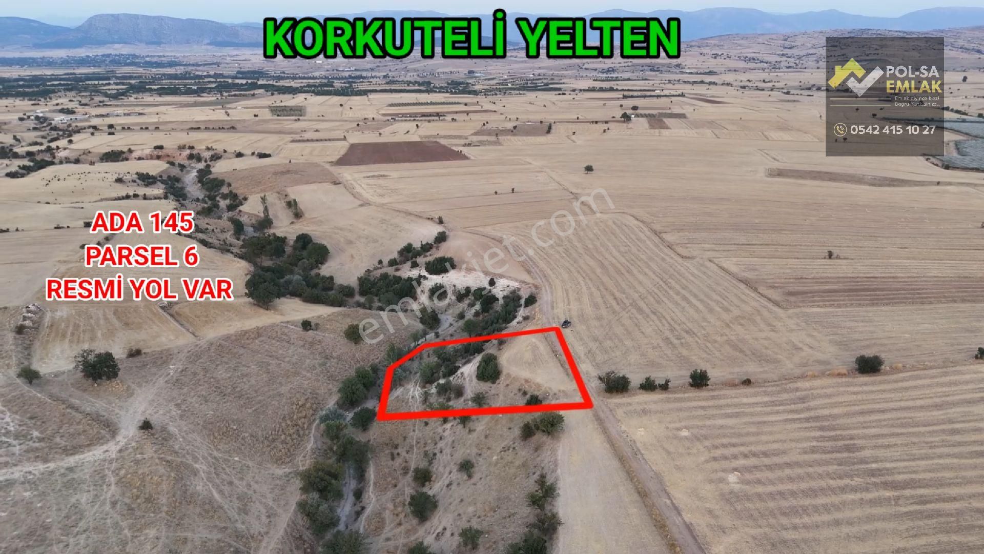 ✅korkuteli✅yelten De ✅satılık 1.690m2 Tarla✅resmi Yol Var - Görsel 3