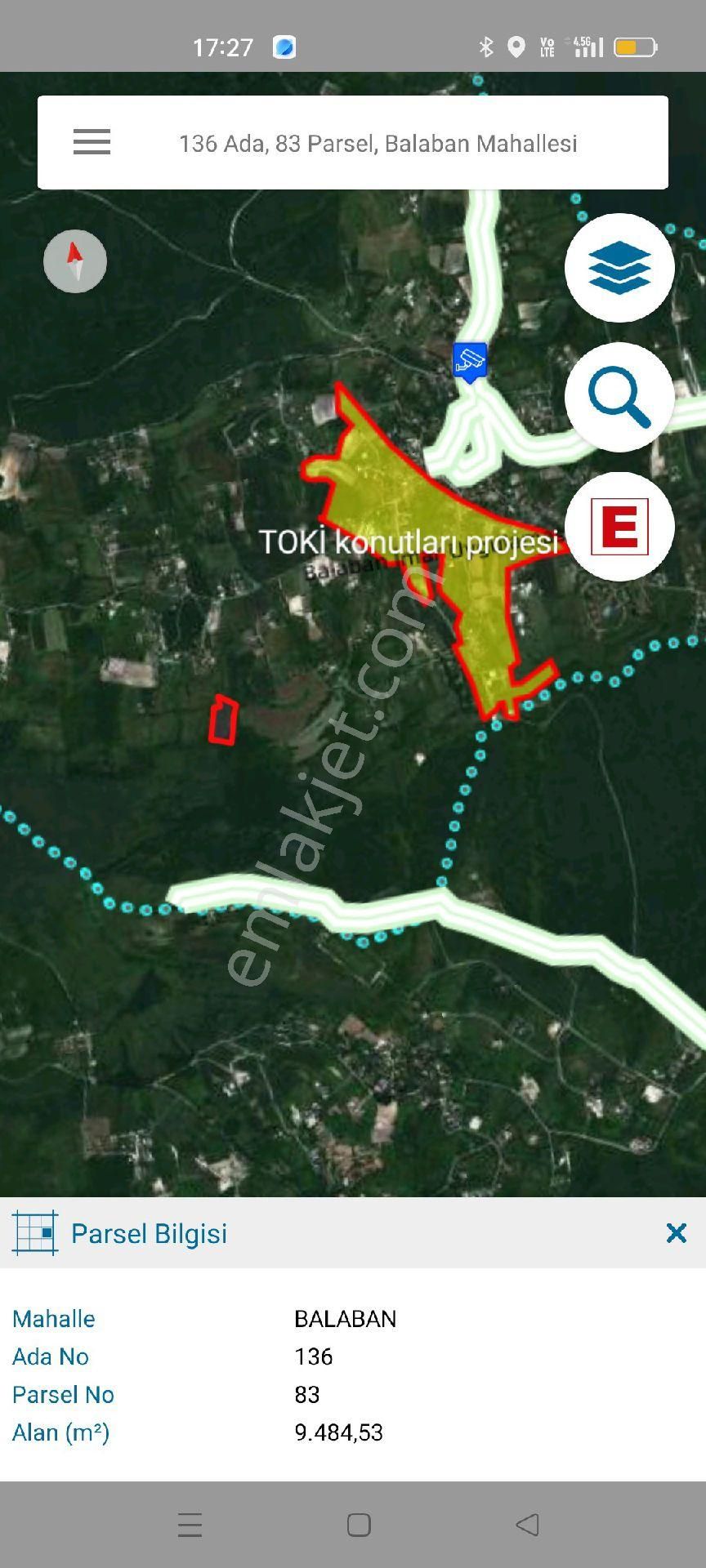 Arnavutköy Balaban Köyünde Satılık 344 Metre Arsa Toki Konutları Projesi Çok Yakın I Çok Yakın - Görsel 8