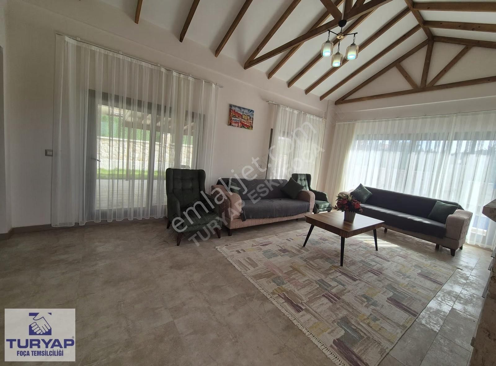 Turyap Foça'dan Satılık Dubleks Havuzlu Müstakil Villa - Görsel 35