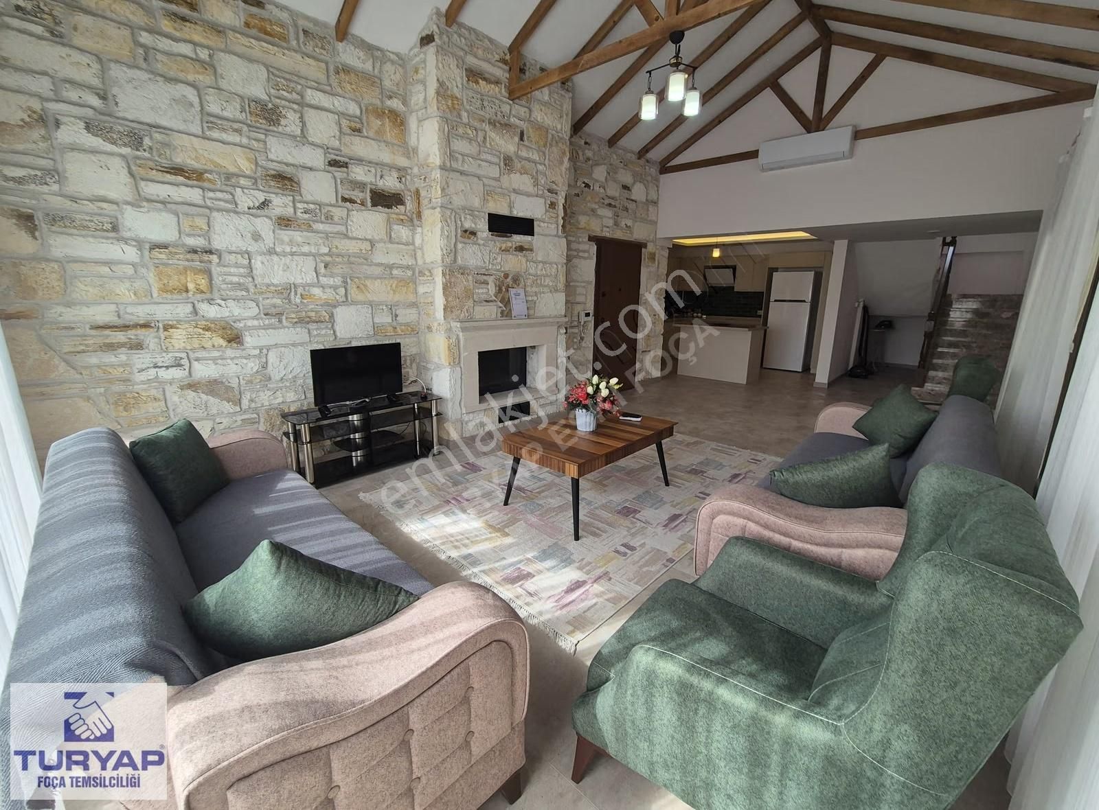 Turyap Foça'dan Satılık Dubleks Havuzlu Müstakil Villa - Görsel 34