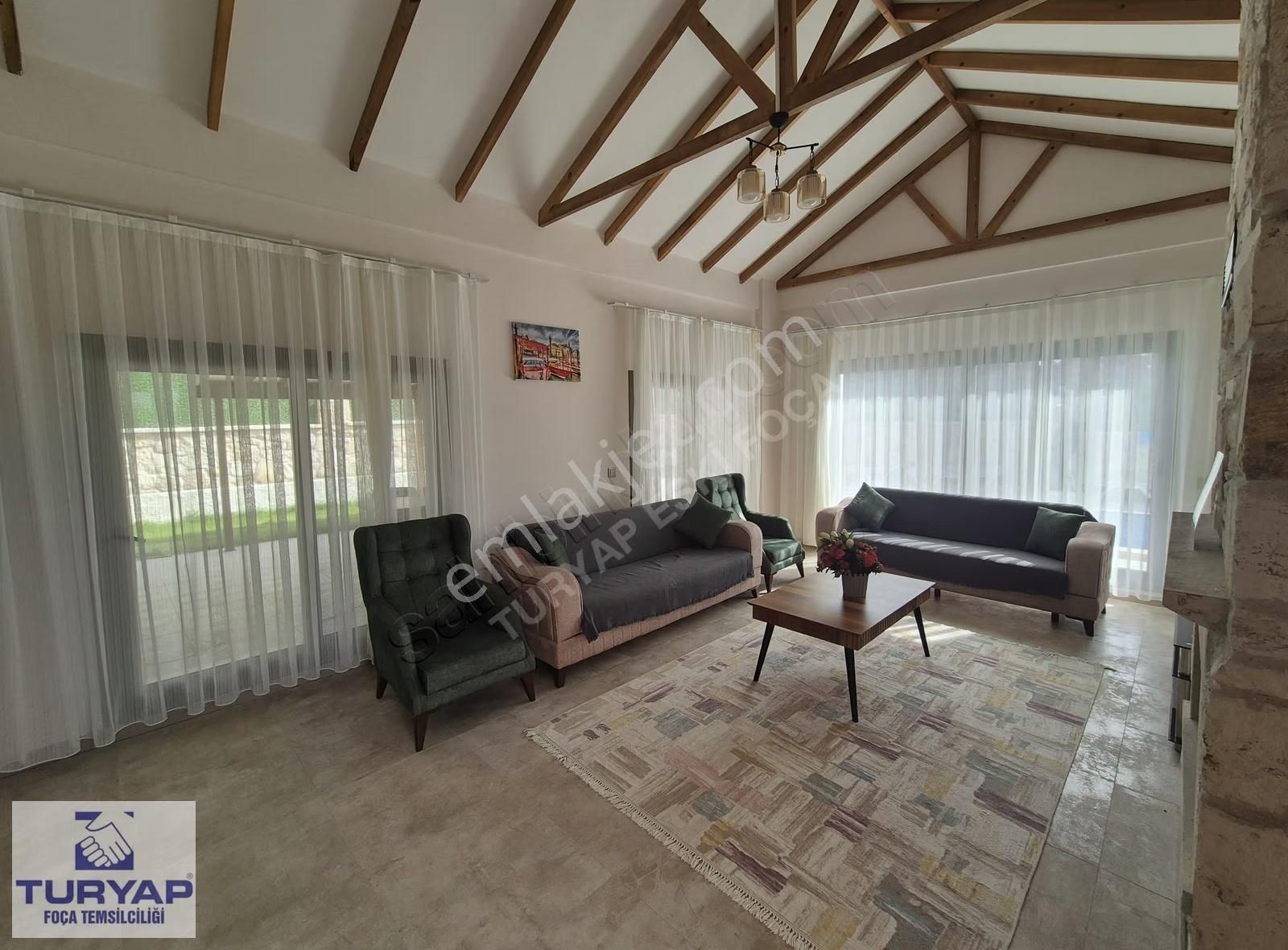 Turyap Foça'dan Satılık Dubleks Havuzlu Müstakil Villa - Görsel 7