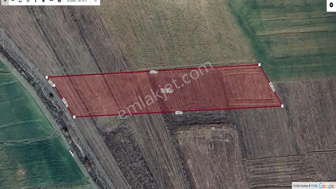Elazığ Merkez Tadım Köyünde Resmi Yolu Olan Satlık 5795m2 Uygun Tarla - Görsel 3