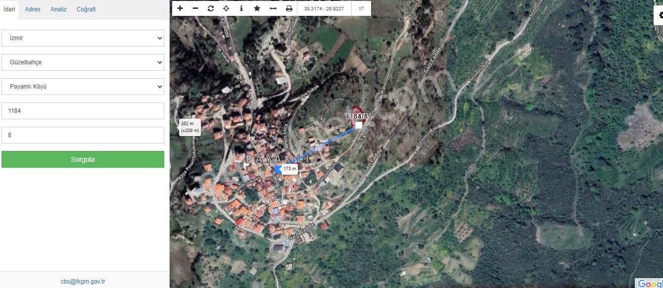 Güzelbahçe Payamlı Köyünde’ Köy İçi İmarlı Arsa - Görsel 25