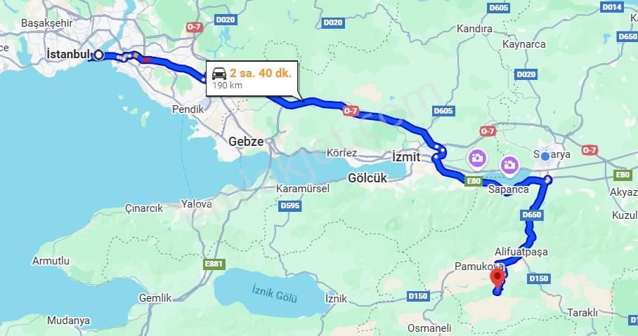 Geyve Demirlerde Muhteşem Manzaralı 7054m2 Tarla - Görsel 11