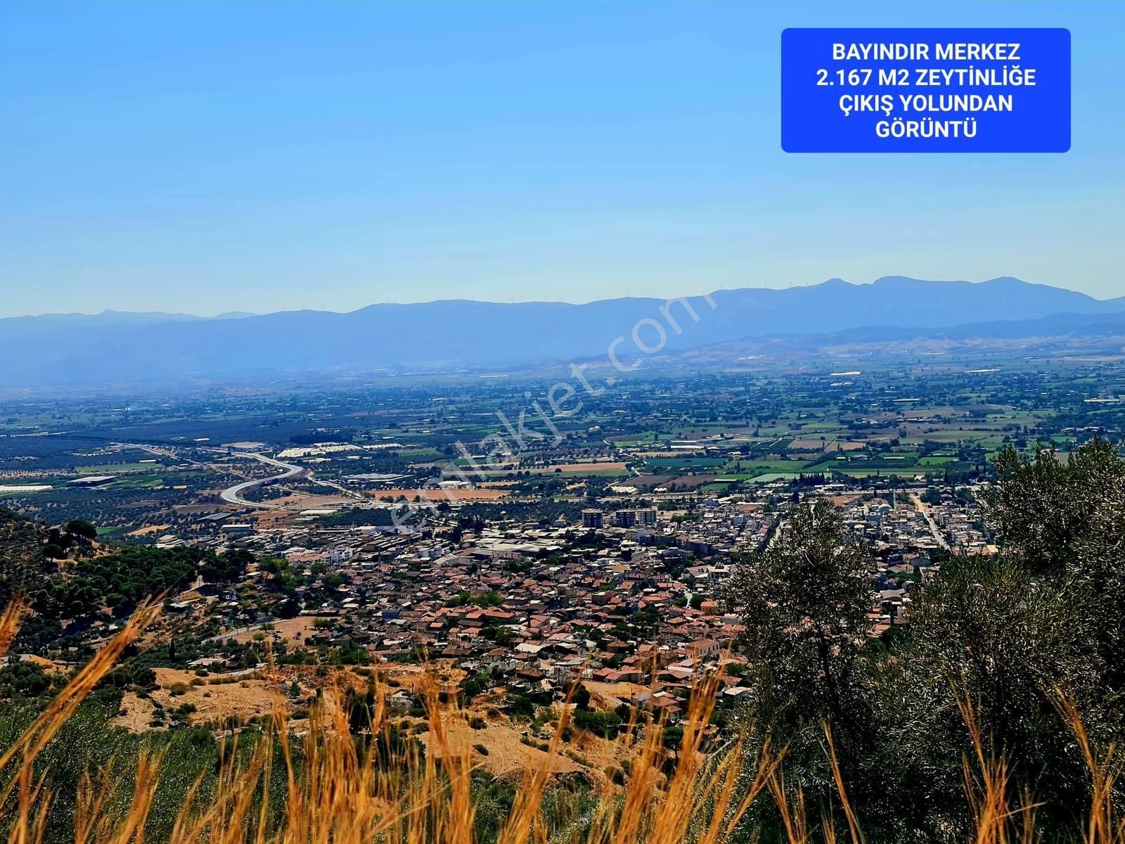 İzmir Bayındır Merkezde 2.167 M2 Ful Manzaralı Yatırımlık Zeytinlik. Açıklamayı Okuyunuz - Görsel 34