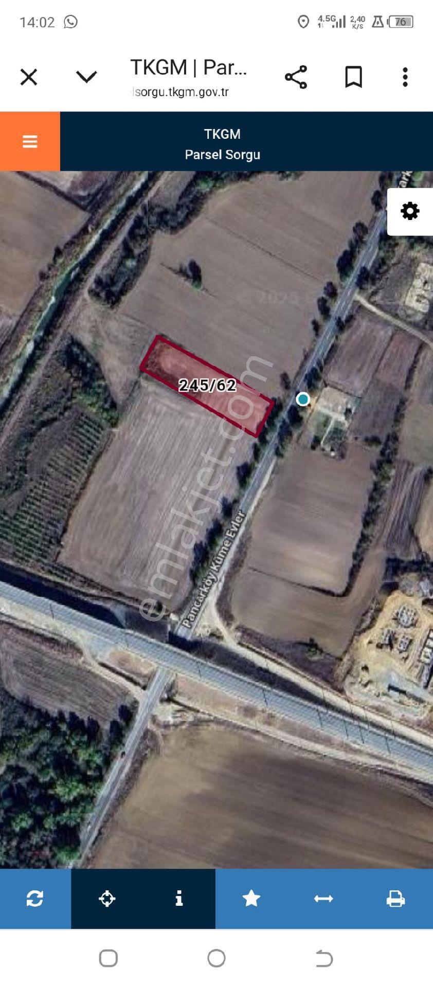 Kırklareli Babaeski Pancar Köyü Satılık Tarla - Görsel 10