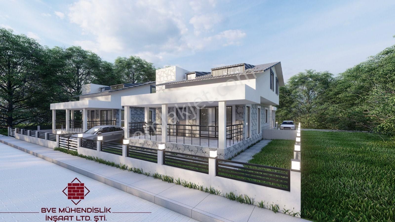 Dikili Ümmetoğlu'ndan 3+1 Lüks İkiz Nizam Temelden Yapım Aşamasında Villa - Görsel 2