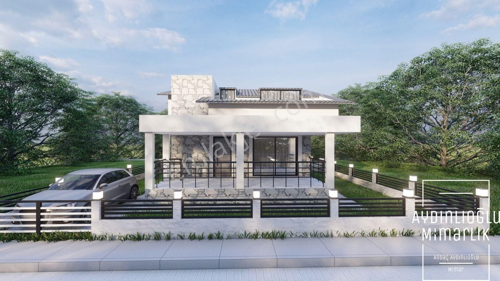 Dikili Ümmetoğlu'ndan 3+1 Lüks İkiz Nizam Temelden Yapım Aşamasında Villa - Görsel 3