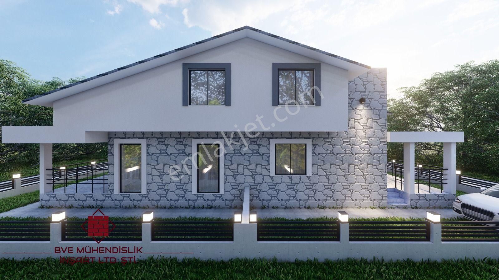 Dikili Ümmetoğlu'ndan 3+1 Lüks İkiz Nizam Temelden Yapım Aşamasında Villa - Görsel 4