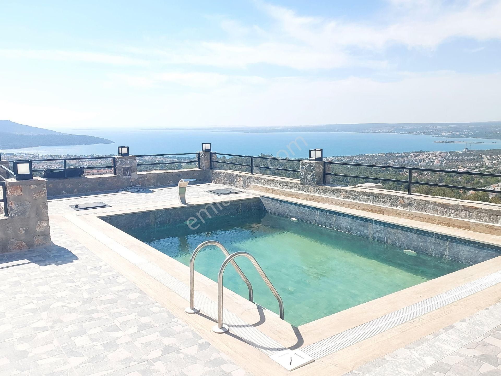 3+2 Villamız Çift Mutfak, Full Panoramik Deniz Doğa Orman Ve Havuz Manzaralı, Çift Mutfaklı, O - Görsel 12