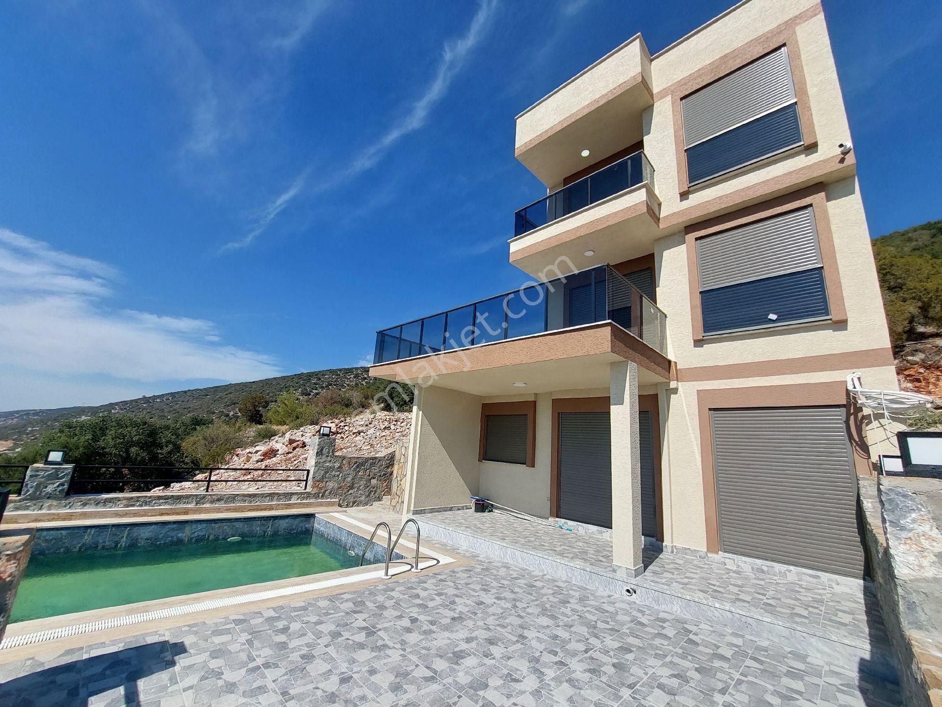 3+2 Villamız Çift Mutfak, Full Panoramik Deniz Doğa Orman Ve Havuz Manzaralı, Çift Mutfaklı, O - Görsel 10