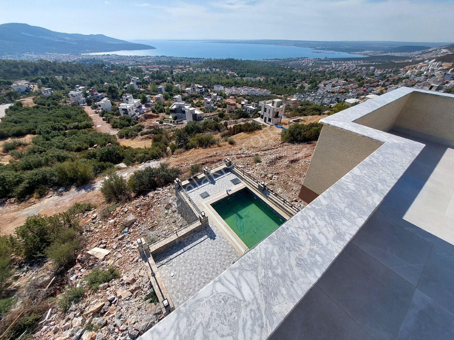 3+2 Villamız Çift Mutfak, Full Panoramik Deniz Doğa Orman Ve Havuz Manzaralı, Çift Mutfaklı, O - Görsel 34