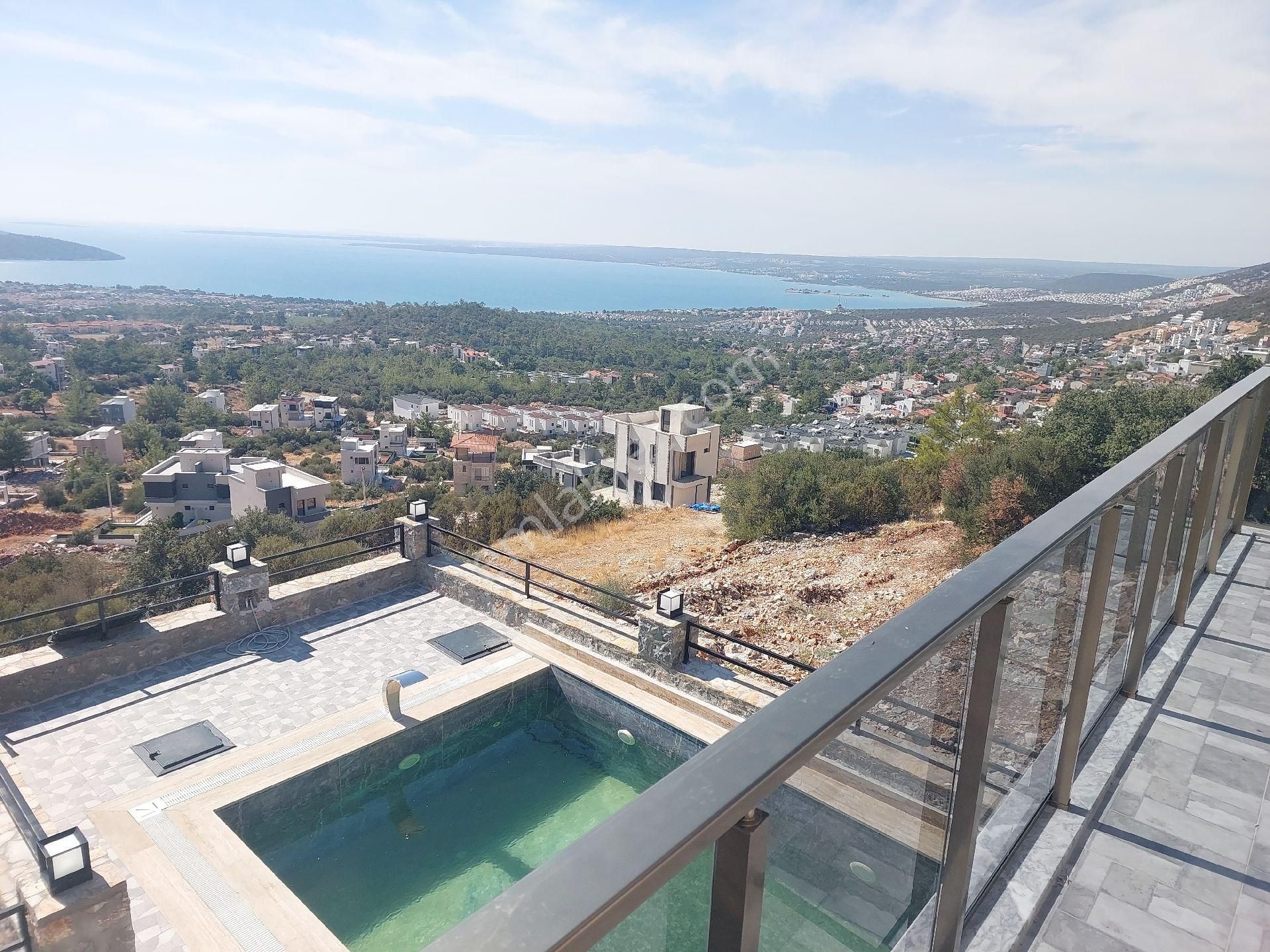 3+2 Villamız Çift Mutfak, Full Panoramik Deniz Doğa Orman Ve Havuz Manzaralı, Çift Mutfaklı, O - Görsel 7