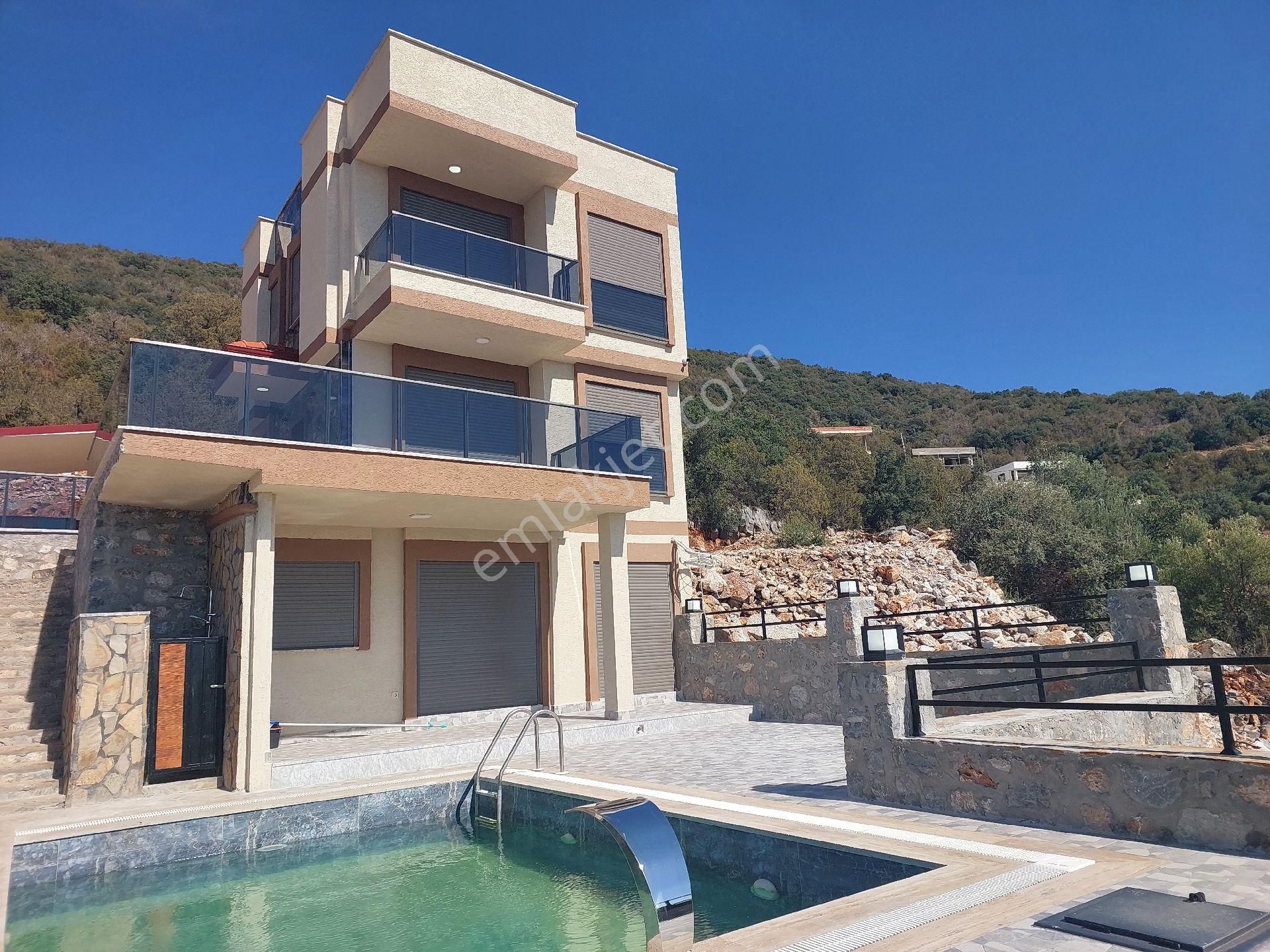 3+2 Villamız Çift Mutfak, Full Panoramik Deniz Doğa Orman Ve Havuz Manzaralı, Çift Mutfaklı, O - Görsel 9