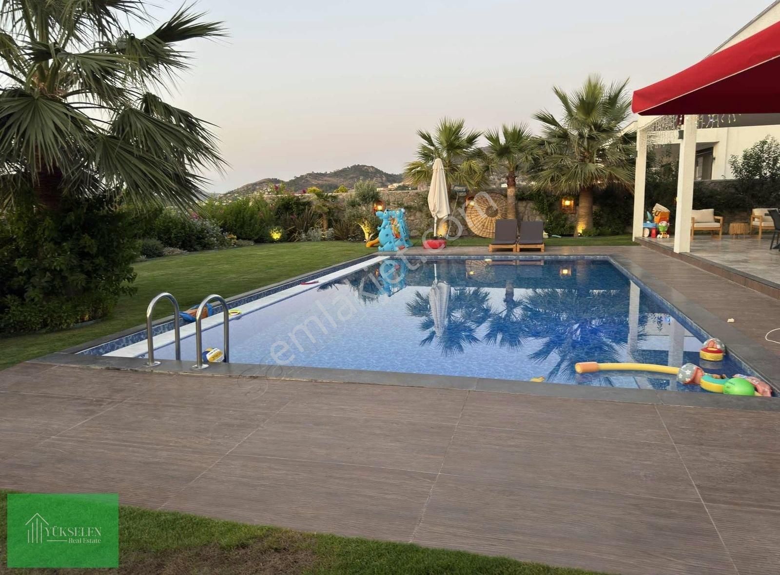 1000m2 Arsa İçerisinde 5+1 Tek Kat Villa - Görsel 19