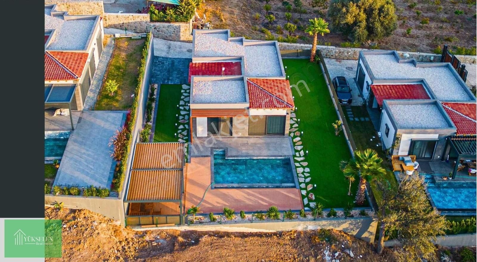 Gümüşlük Koyunbabada Tek Kat Müstakil Havuzlu Villa - Görsel 16