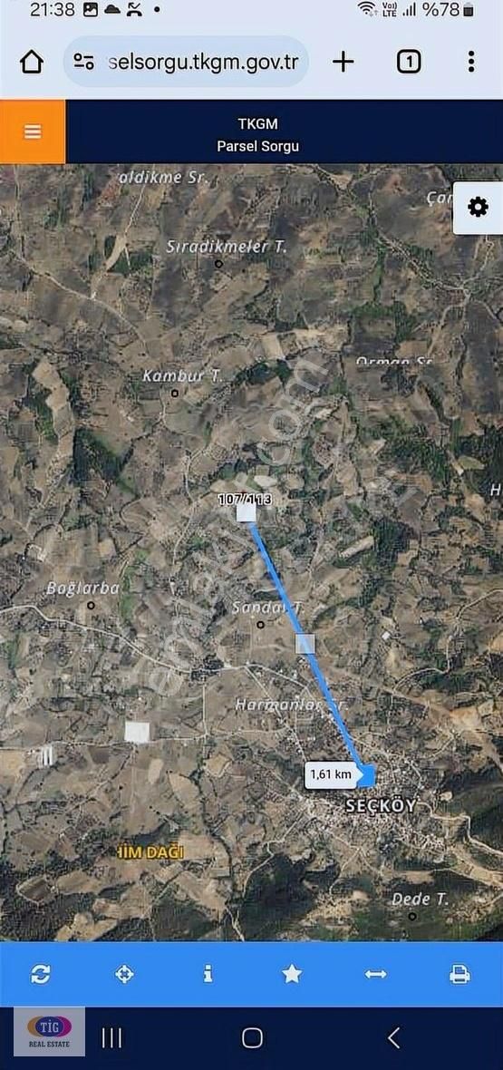 Tek İşim Gayrimenkul'den Osmangazi Seçköy' De Fırsat Tarla - Görsel 8