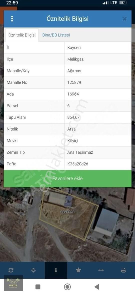 Pratik Den// Ağırnas Da Satlık 864 M2 Villa Parseli Süper Yer - Görsel 5