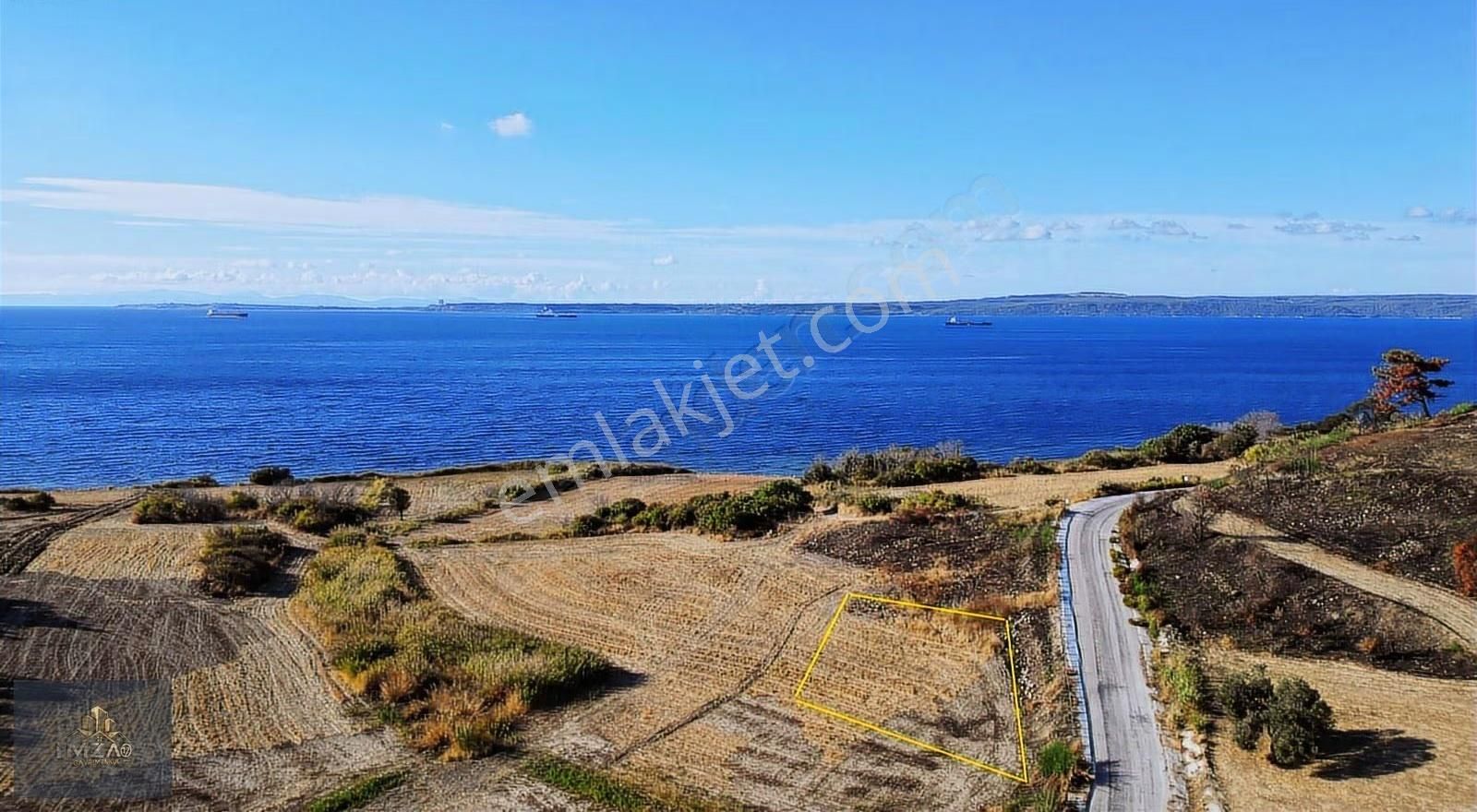 Deniz Manzaralı & Asfalt Yola Cephe Satılık Arsa - Görsel 9