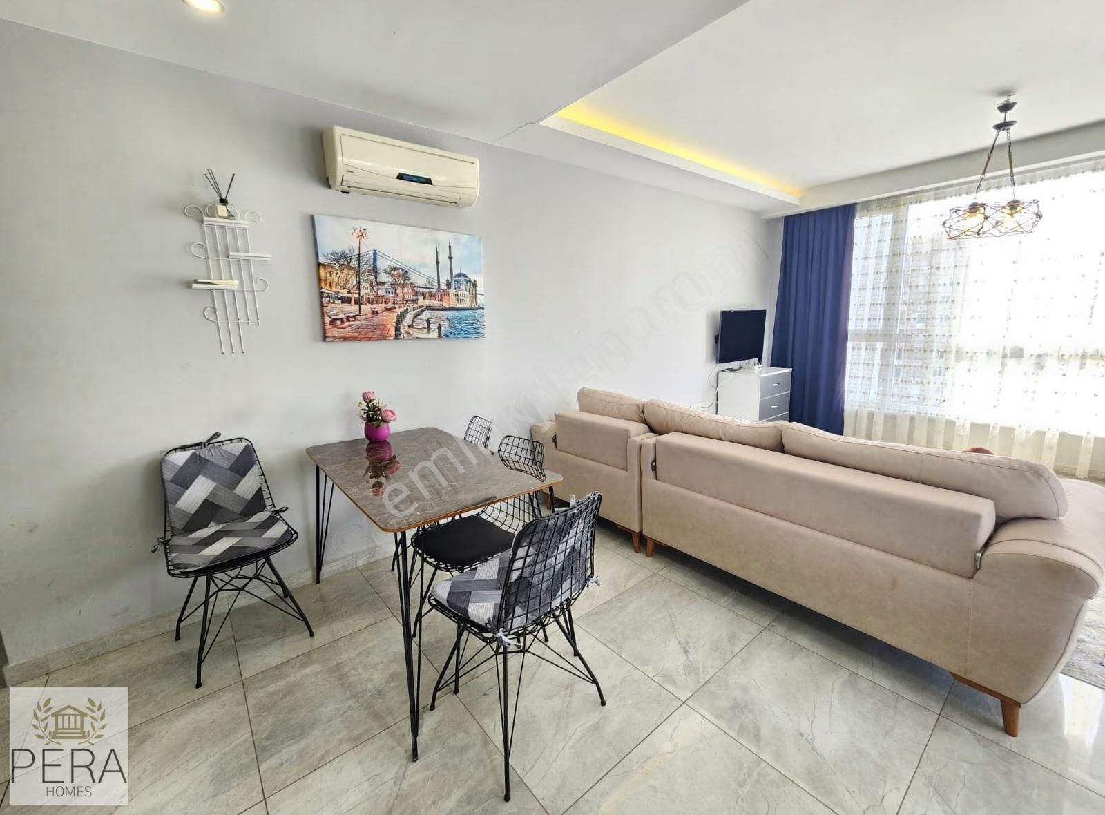 Mahmutlar Site İçi Eşyalı 1+1 Kiralık Daire - Görsel 12