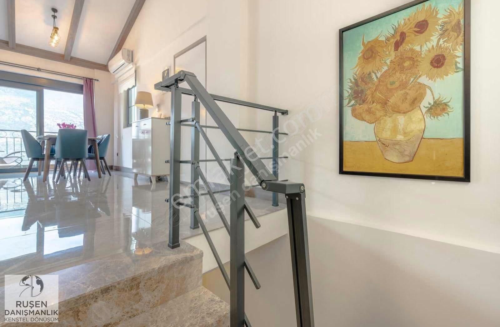 Kaş Çukurbağ Yarımadasında Deniz Manzaralı, Müstakil Villa - Görsel 28