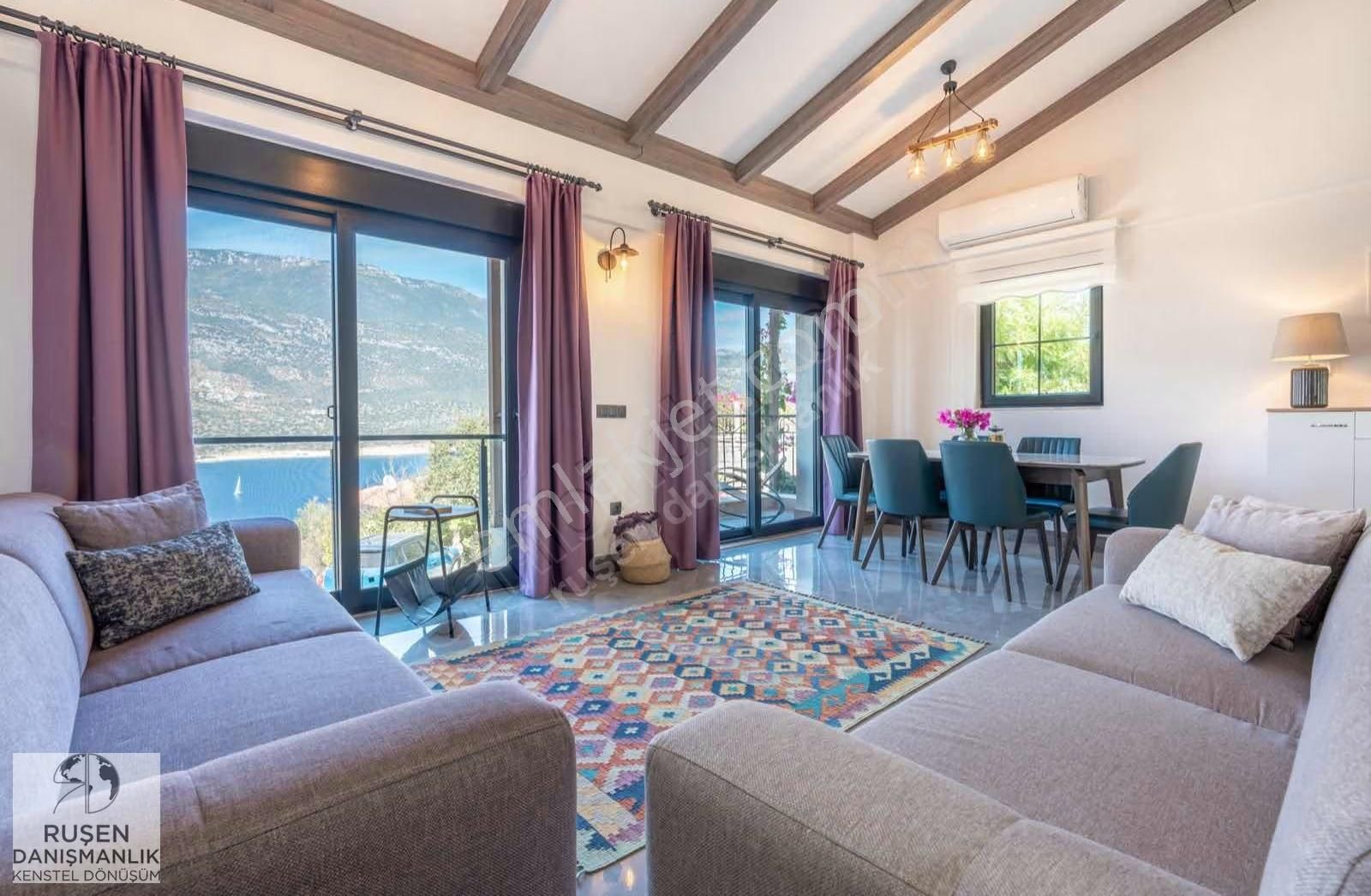 Kaş Çukurbağ Yarımadasında Deniz Manzaralı, Müstakil Villa - Görsel 6