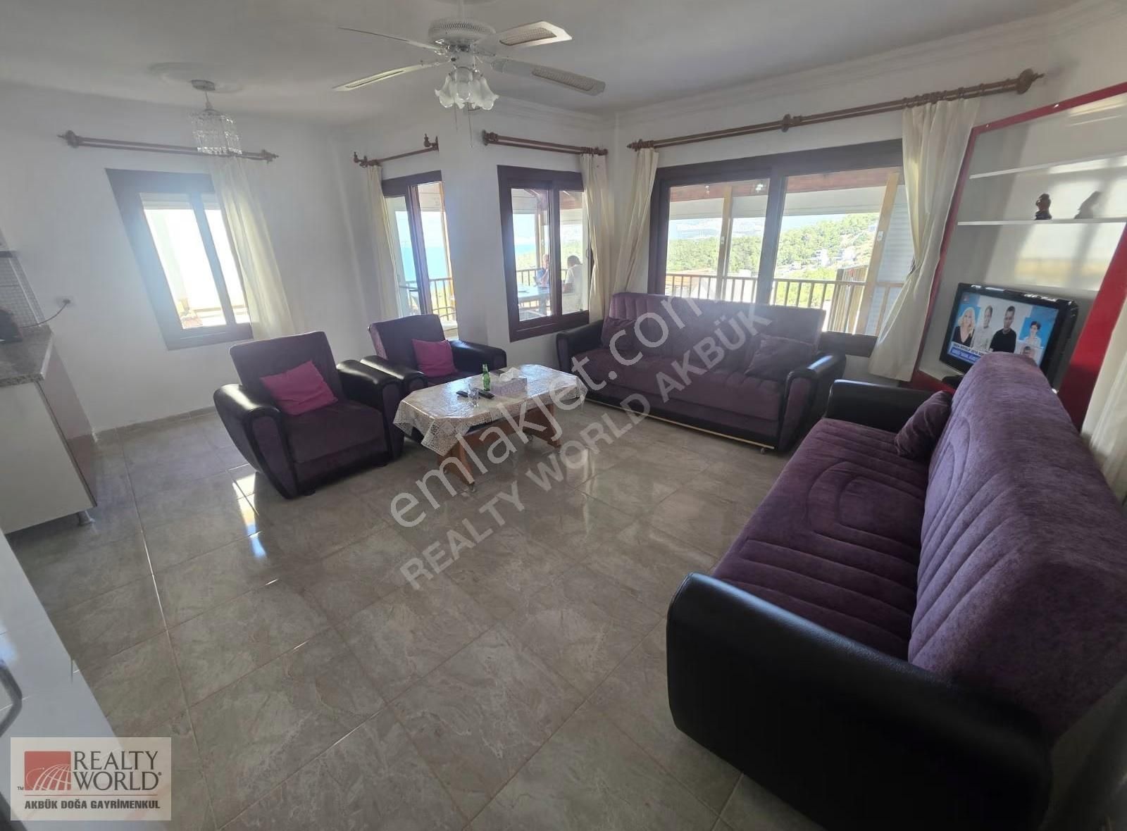 Didim Akbük De Satılık Müstakil Bahçeli Deniz Manzaralı Villa - Görsel 18