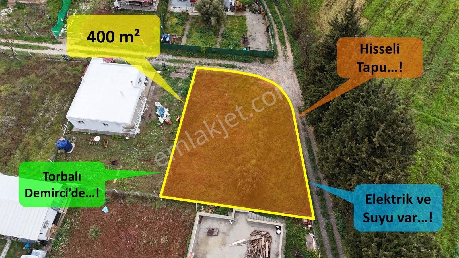 Torbalı Demircide 400 M2 Hisse Tapulu Köşe Arsa Ulaşıma Yakın Elektrik Su Var İzmir - Görsel 28