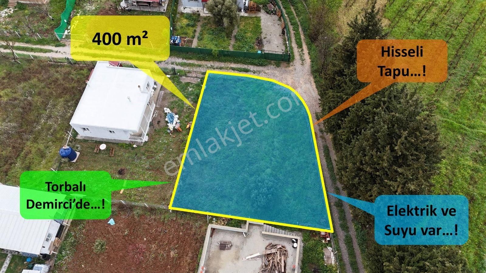 Torbalı Demircide 400 M2 Hisse Tapulu Köşe Arsa Ulaşıma Yakın Elektrik Su Var İzmir - Görsel 2