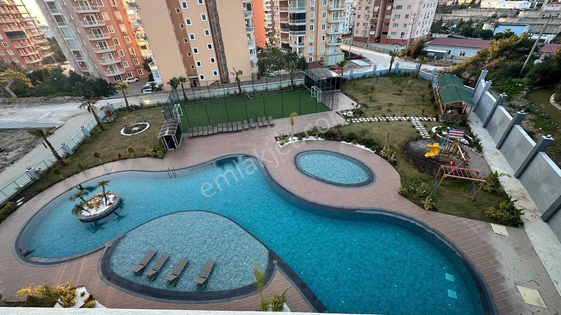 Alanya Tosmur Da 1+1 Kiralık Sıfır Daire - Görsel 13