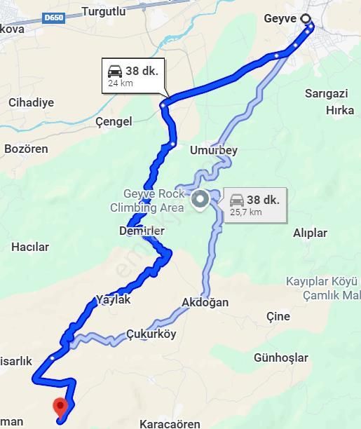 Doğayla İç İçe 1.977 M² Tarla – Geyve Halidiye Mahallesinde! - Görsel 6