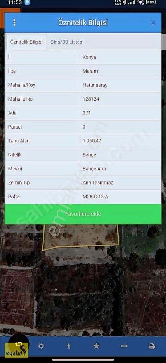 Meram Hatunsaray Mah. Satılık Müstail 1.960 M2 Kaçmaz Bahçe - Görsel 4